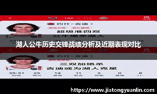 湖人公牛历史交锋战绩分析及近期表现对比